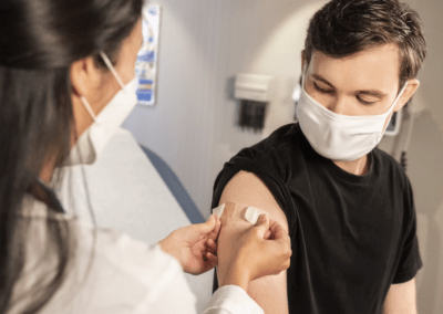 Boosting self-amplifying RNA vaccine expression
